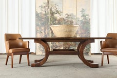 Palazzo Walnut Dining Table by Orlando Diaz-Azcuy for McGuire