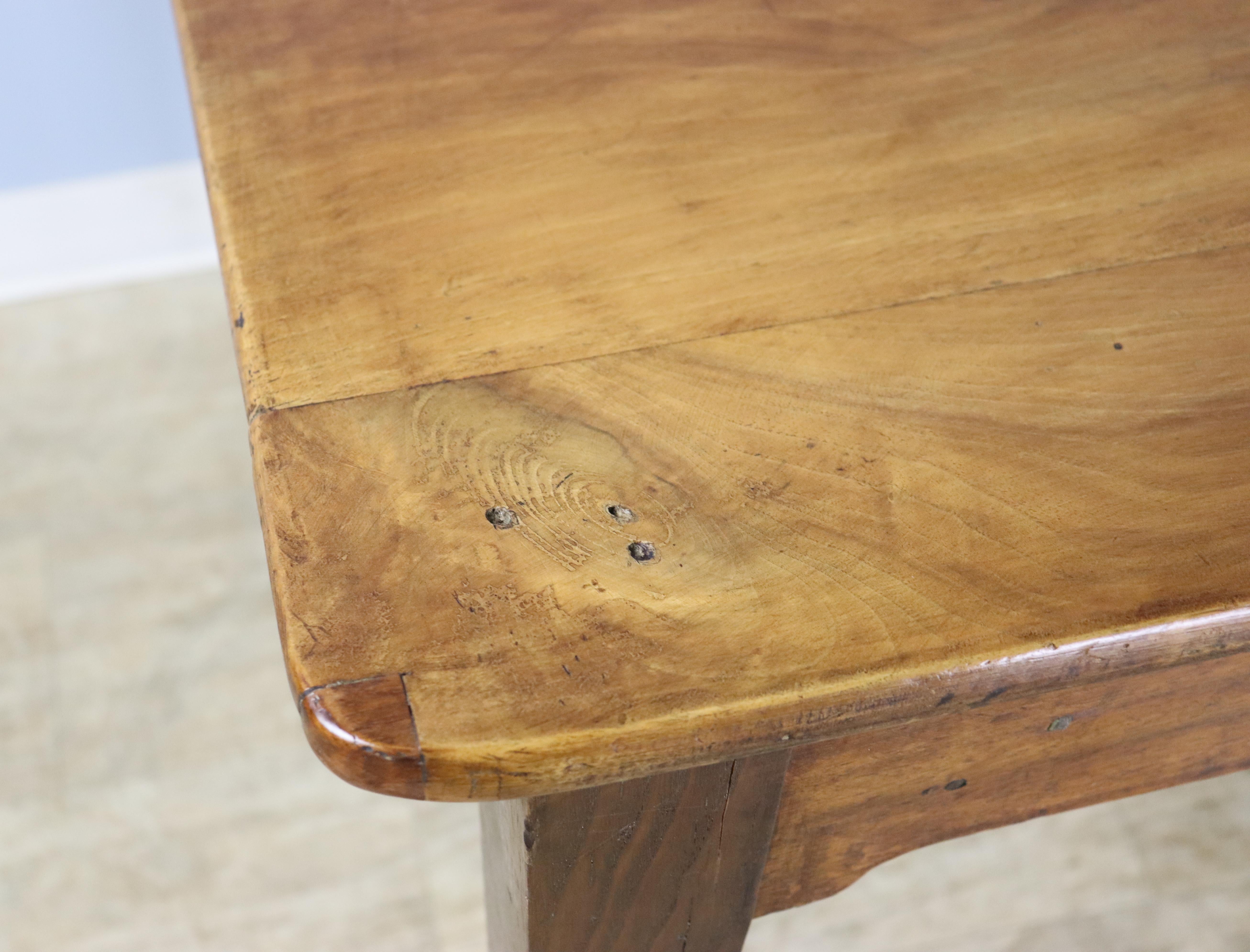 Pale Antique Walnut Dining Table For Sale 5