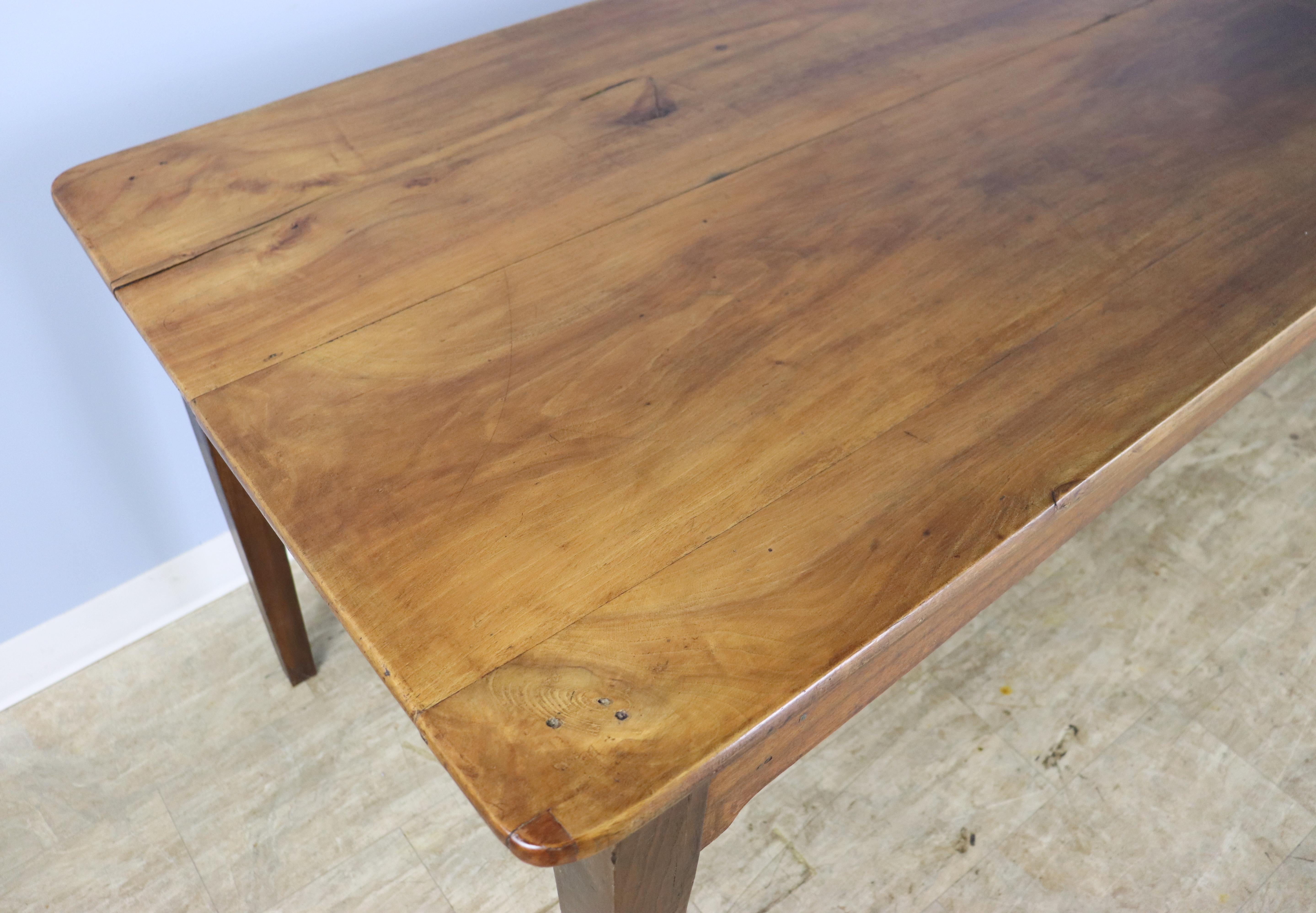 Pale Antique Walnut Dining Table For Sale 1