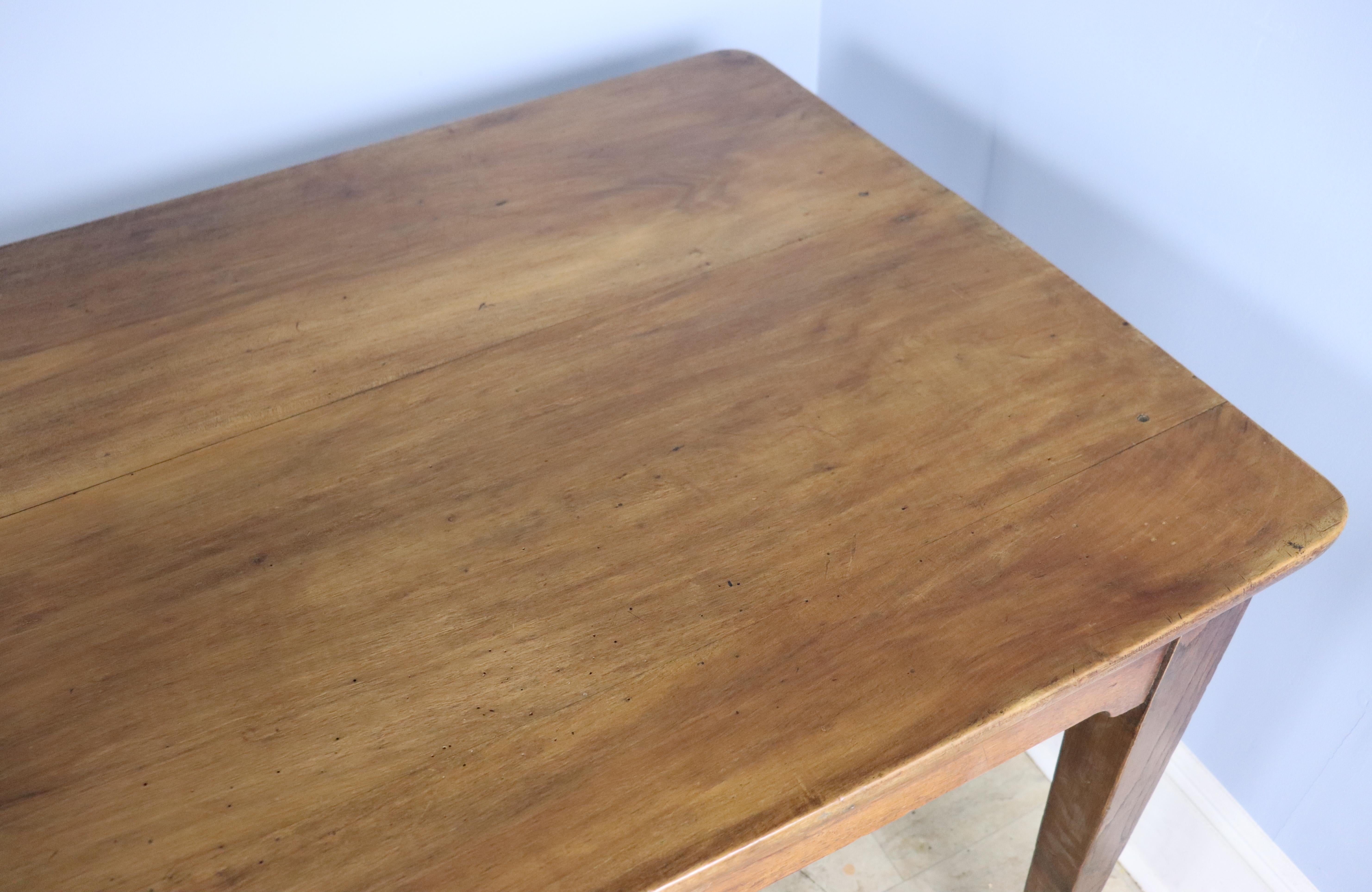 Pale Antique Walnut Dining Table 3