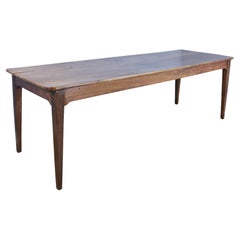 Pale Antique Walnut Dining Table