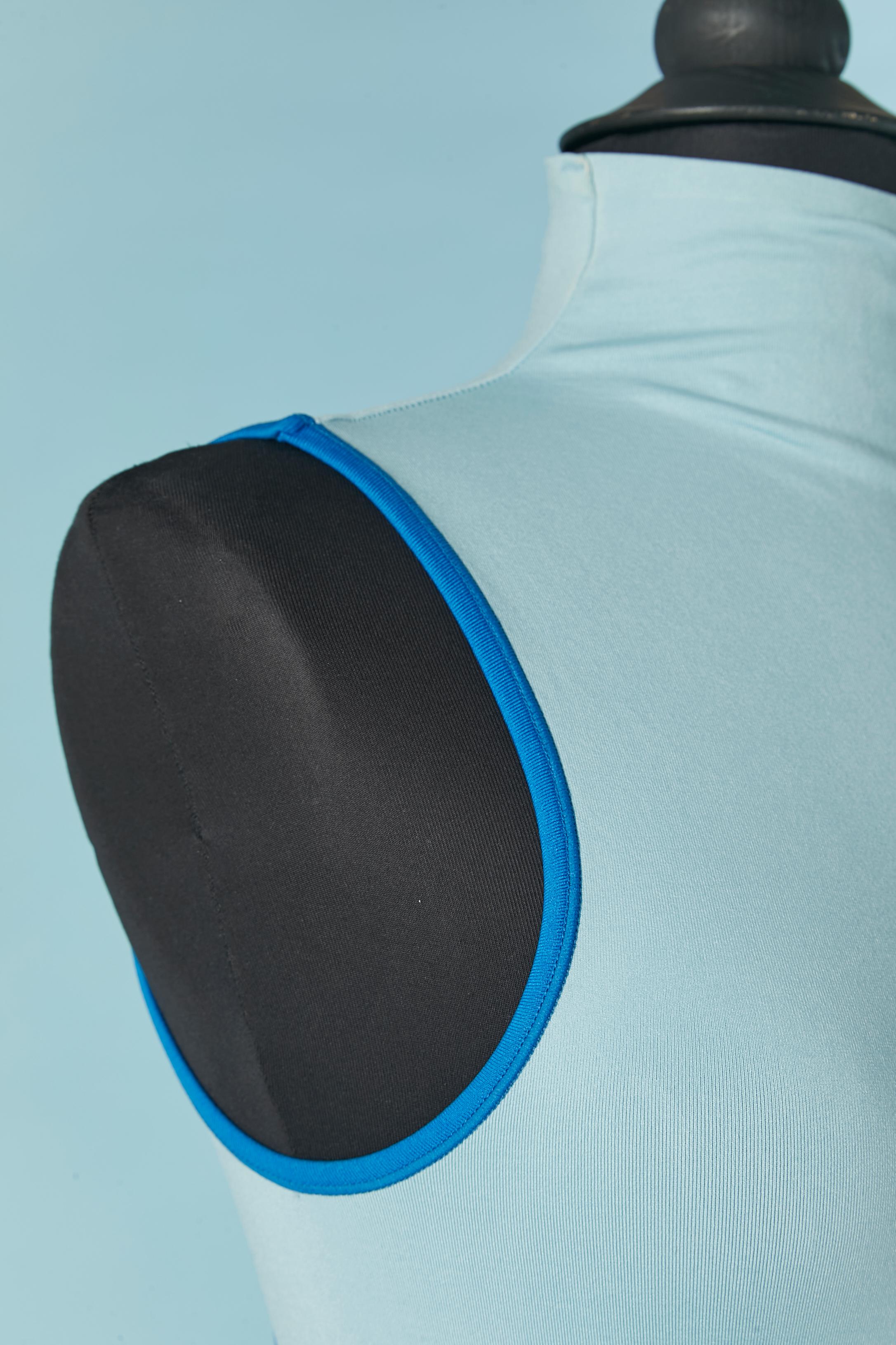 Blue Pale blue stretch dress with backless Simon Miller For Sale