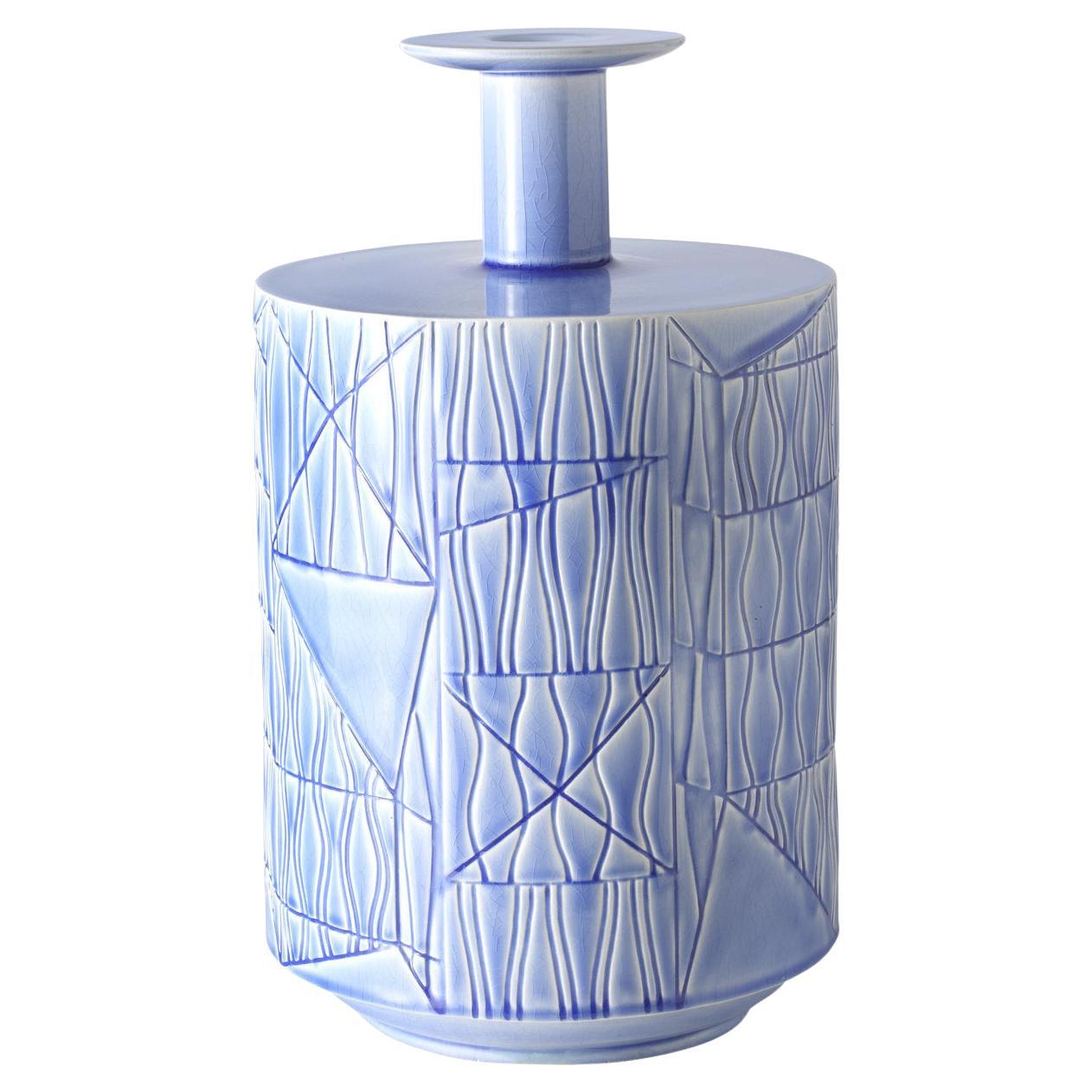 Pale Blue Vase by Bethan Laura Wood For Sale
