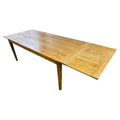 Pale Chestnut Single draw leaf Dining Table