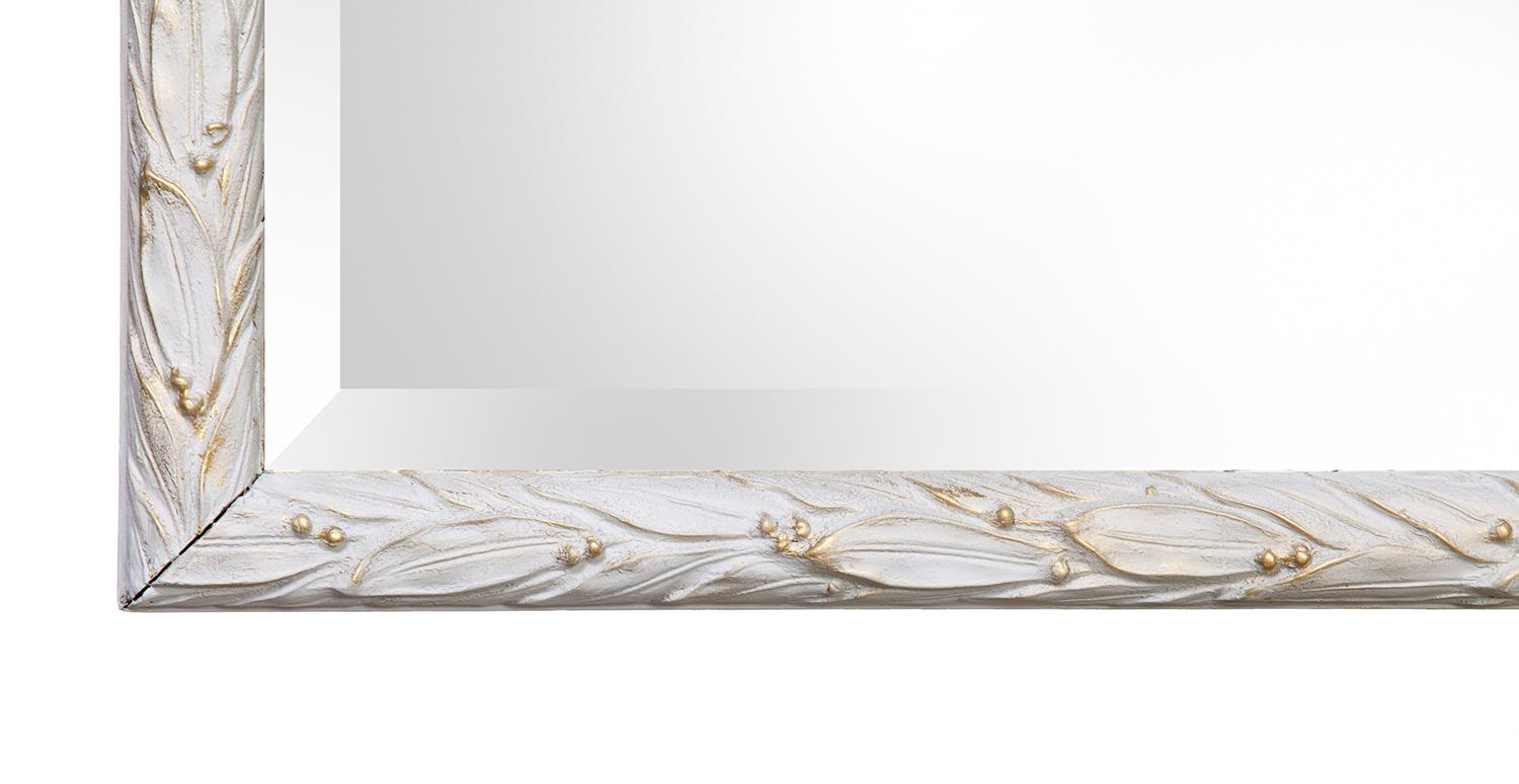 miroir blanc d'ivoire