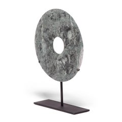 Pale Green Hardstone Bi Disc