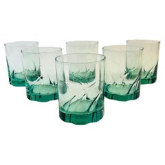 Pale Green Lowball Tumblers - Set of 6