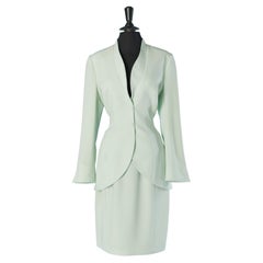 Tailleur monopetto verde pallido THIERRY MUGLER