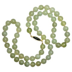 Vintage Pale Jade Necklace