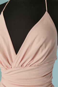 Pale pink backless cocktail dress ALEXANDRE VAUTHIER