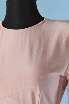 Pale pink backless jersey dress ALEXANDRE VAUTHIER