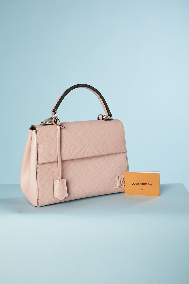 Pale pink Cluny BB bag in Epi leather Louis Vuitton Numbered