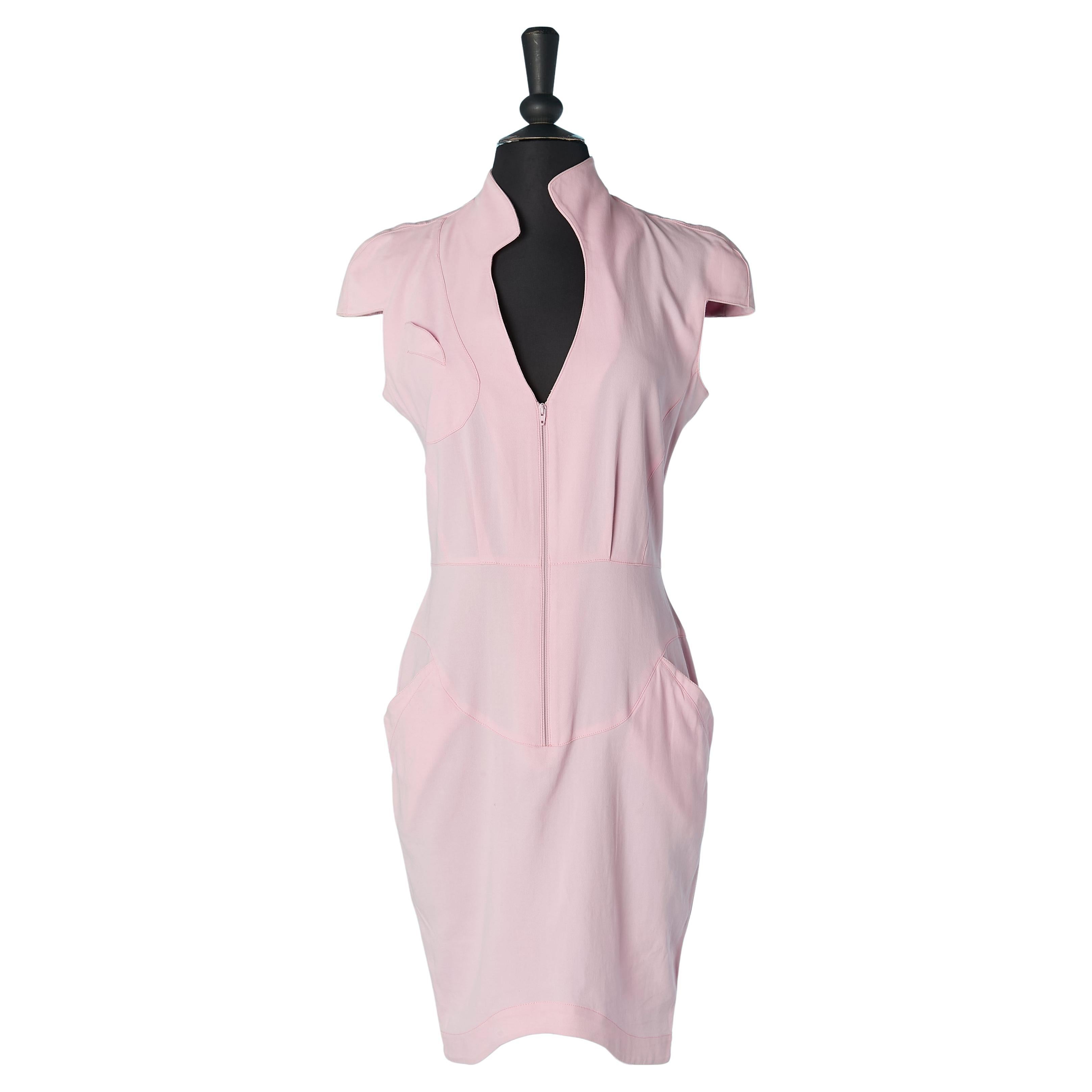 Palerosa Baumwollkleid THIERRY MUGLER ACTIV