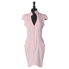 Robe en coton rose pâle THIERRY MUGLER ACTIV