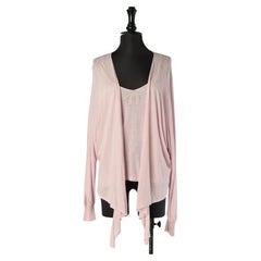 Pale pink knit Twin-set CHANEL