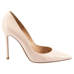 Pale Pink Patent Plexi Pumps Size IT 39