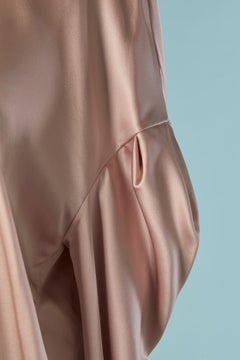 Pale pink satin blouse ALEXANDRE VAUTHIER