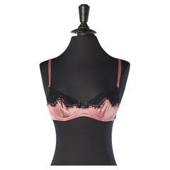D&G Underwear rose pâle avec ornements en dentelle noire