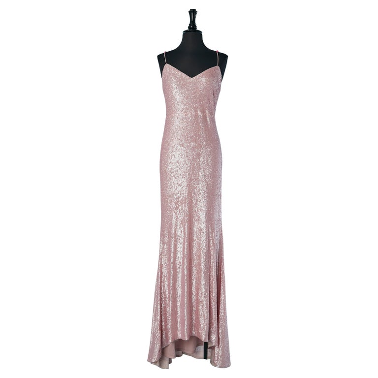 spring 1999 pink sparkly dress by donna karan DKNY Spring 1999 [Carrie S2E7]