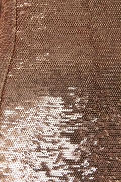 Pale pink sequin mini cocktail dress ALEXANDRE VAUTHIER