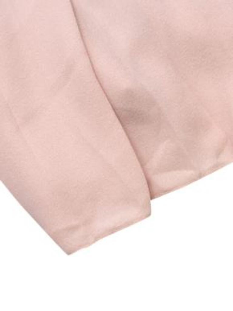 Pale Pink Silk Chiffon Remnant