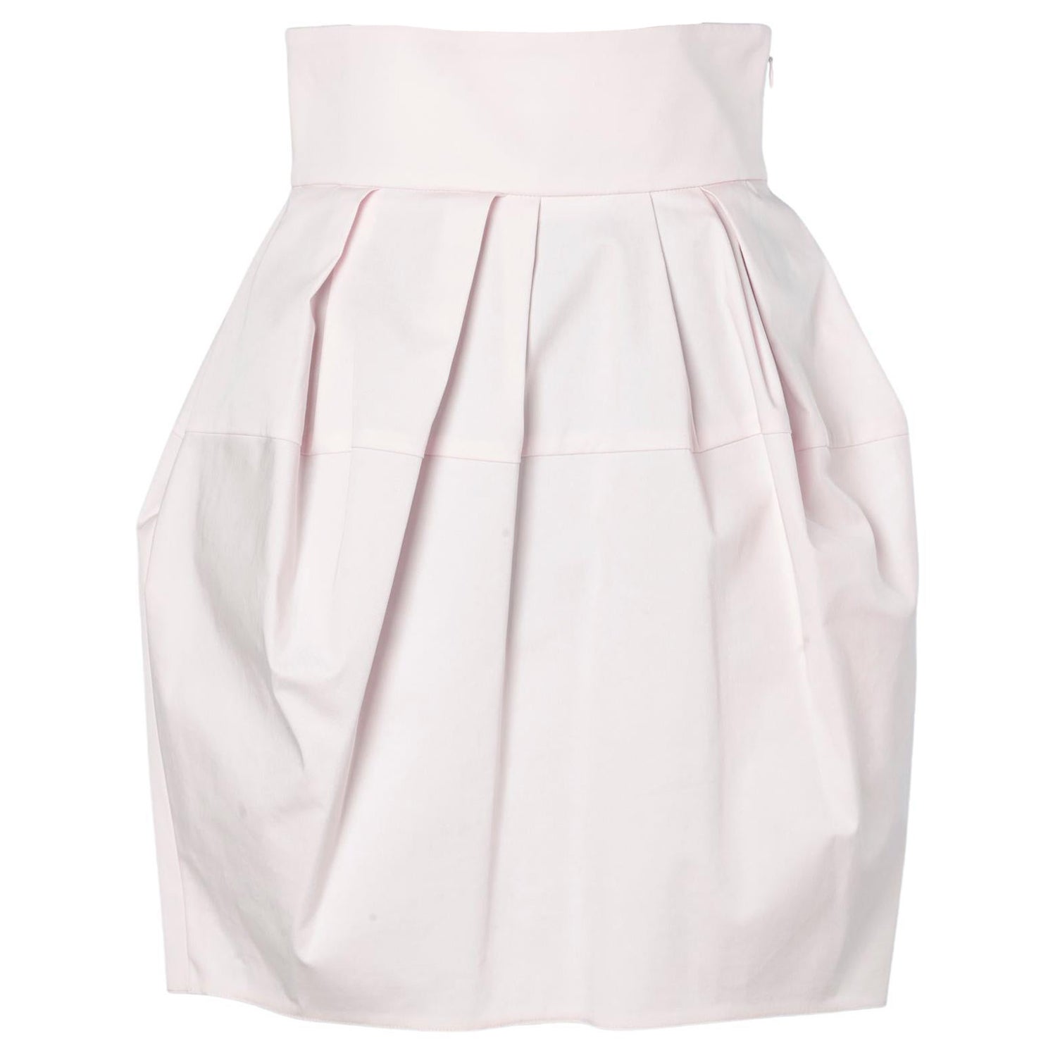 Gonna in cotone a tulipano rosa pallido Christian Dior