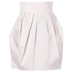 Gonna in cotone a tulipano rosa pallido Christian Dior