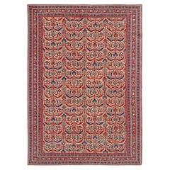 Tapis turc "Arbre de vie" saumon pâle • Tapis de laine fait main (6'3 "x8'9")