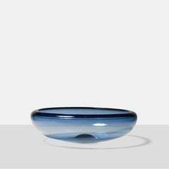 Pale Sapphire Blue Bowl by Per Lutken