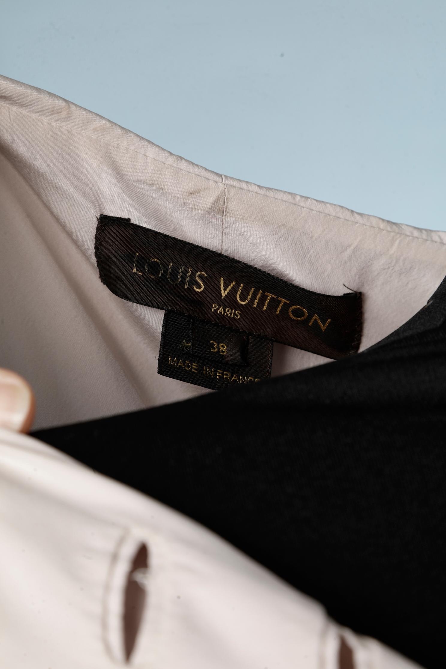 Pale silk jacket with gold buttons Louis Vuitton at 1stDibs louis vuitton neck tag, white