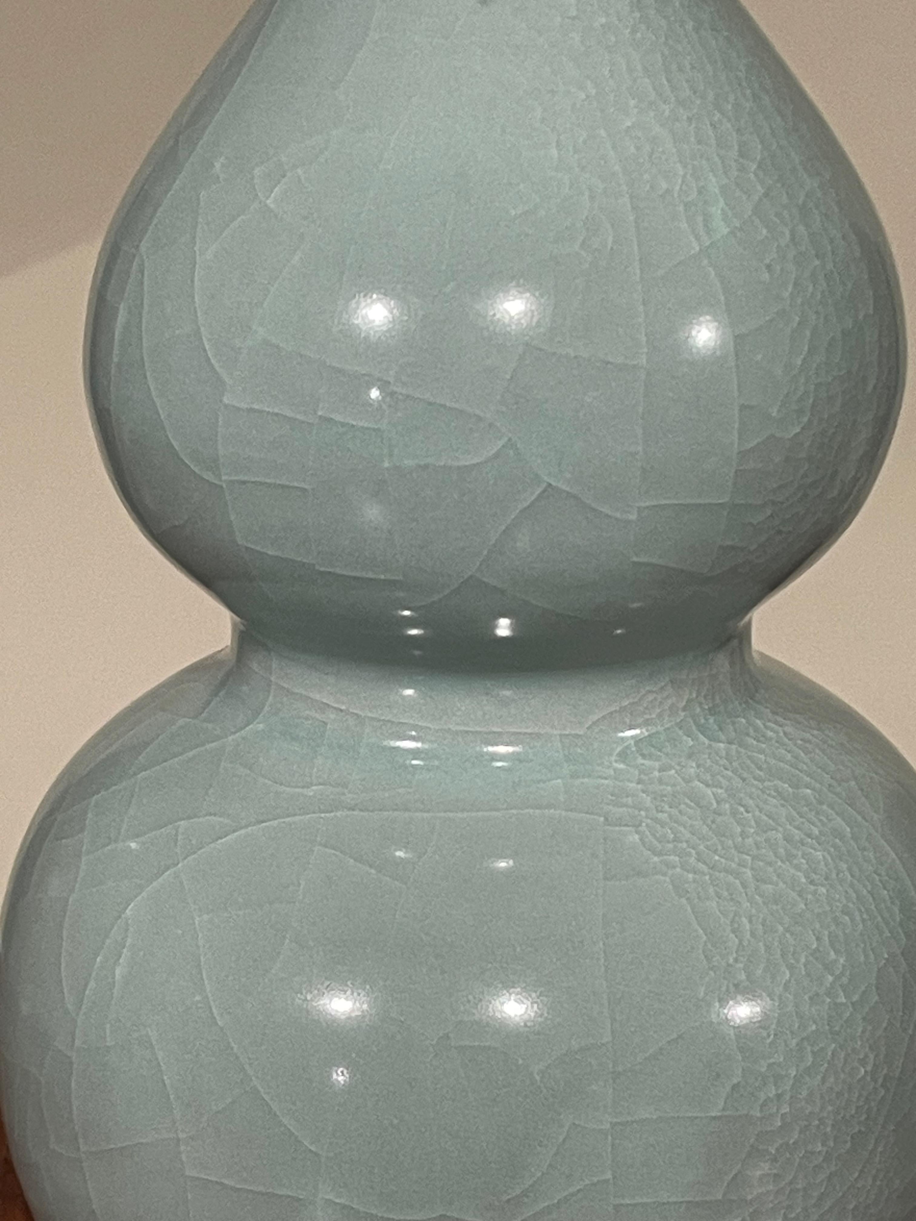 Pale Turquoise Collection Vases, China, Contemporary In New Condition For Sale In New York, NY