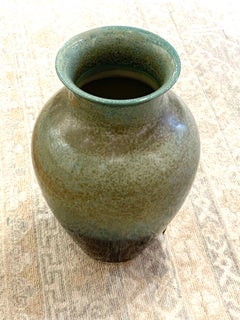 Pale Turquoise Speckle Glaze Porcelain Vase, China, Contemporary