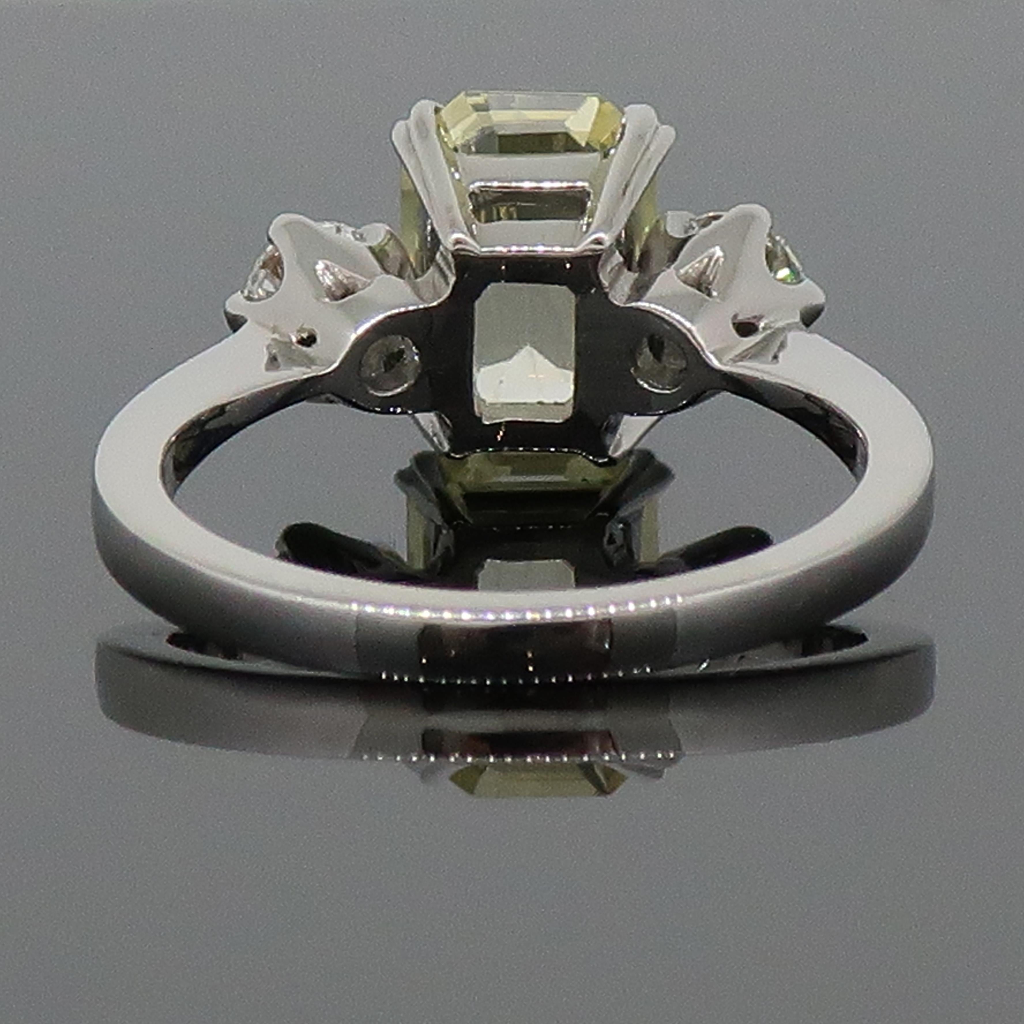 pale yellow sapphire ring