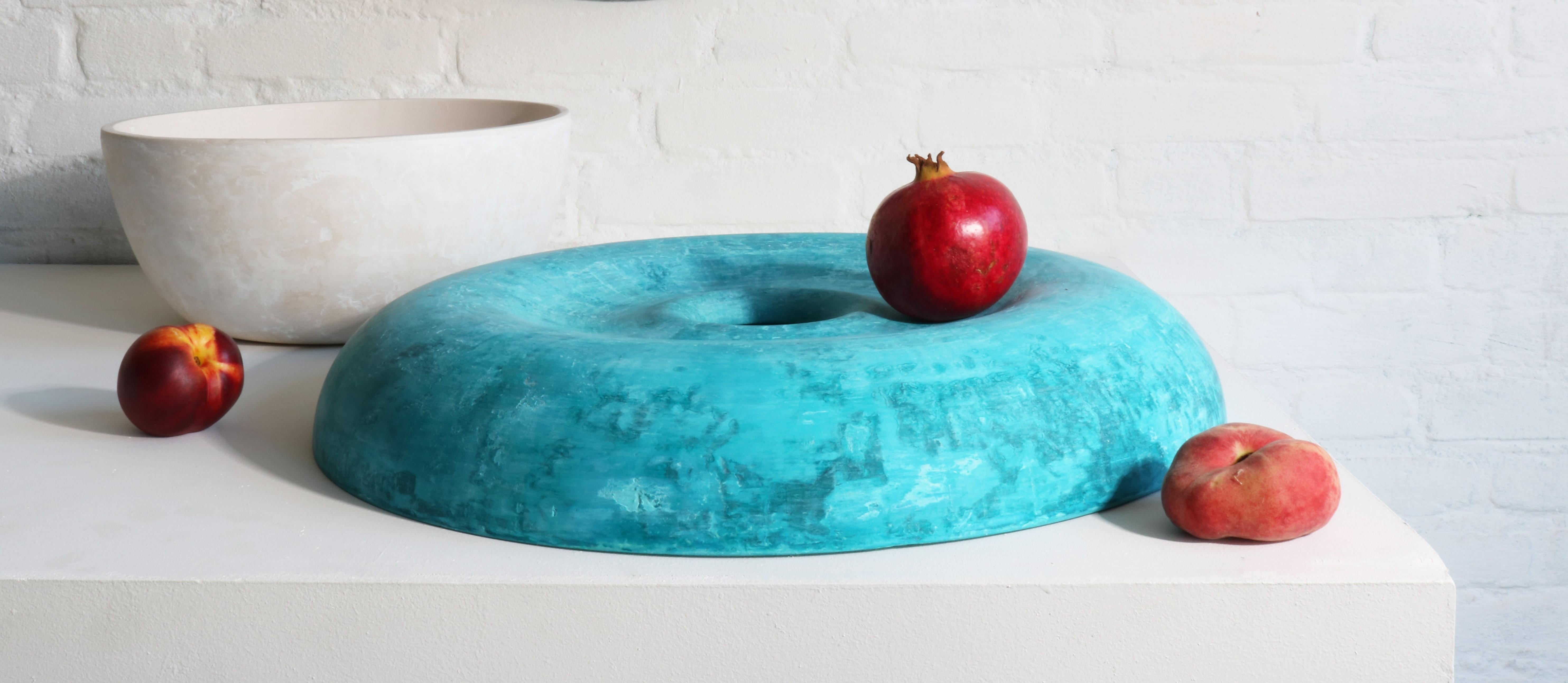 Modern Twirl Bowl, Ocean Blue by Lenny Stöpp