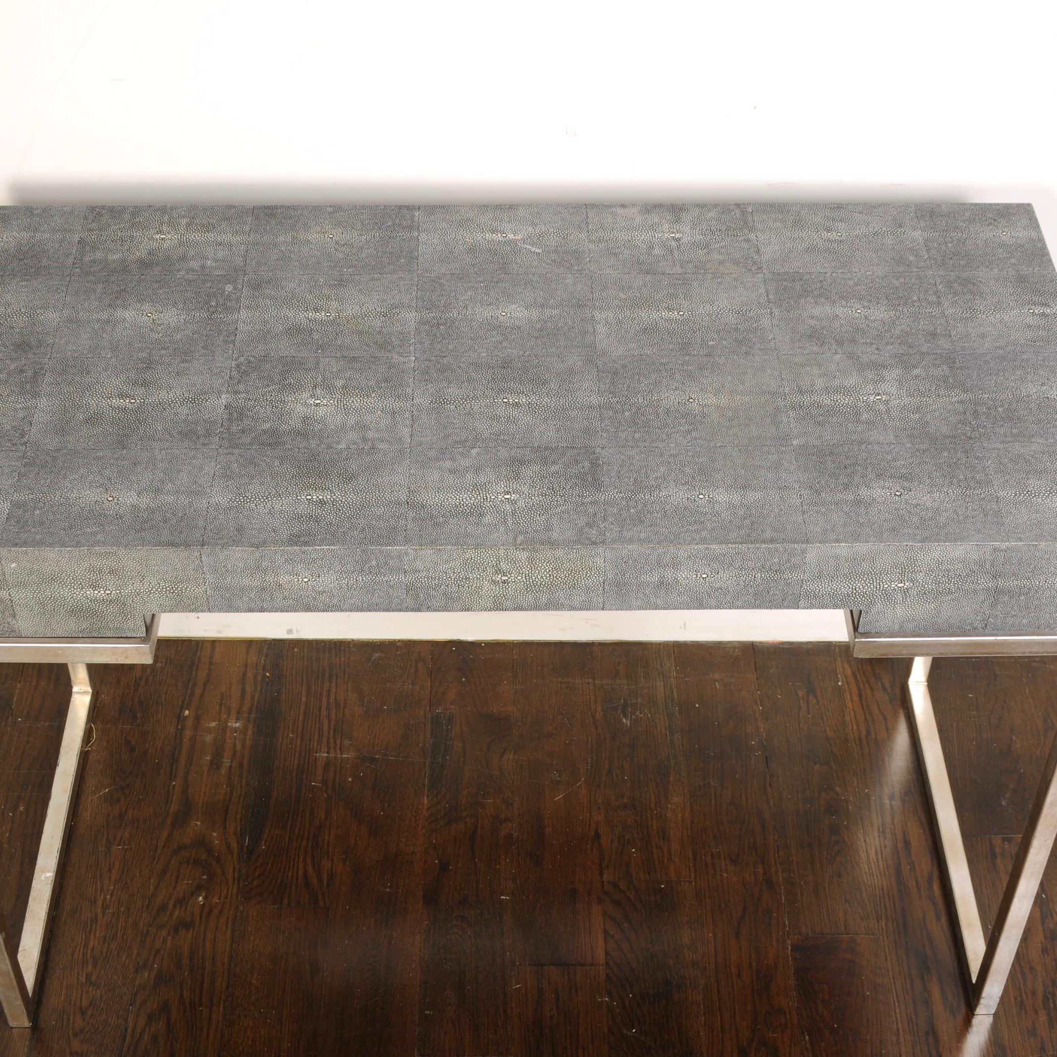 Palecek Faux Shagreen Desk 2