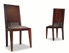 Palermo Dining Chair in Argentine Rosewood Leather from Costantini