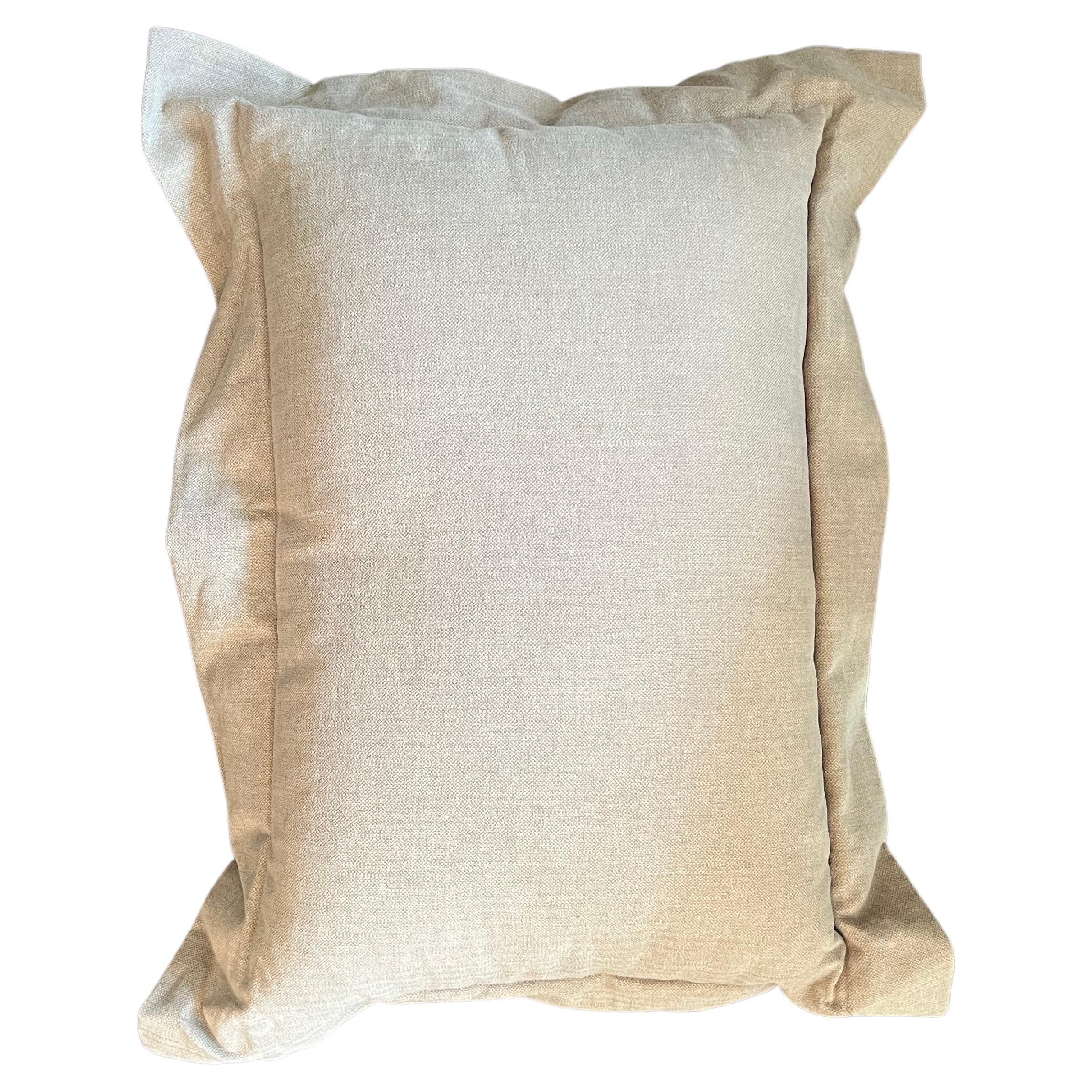 "Palermo" Handmade Linen/Cotton Pillow by Le Lampade For Sale