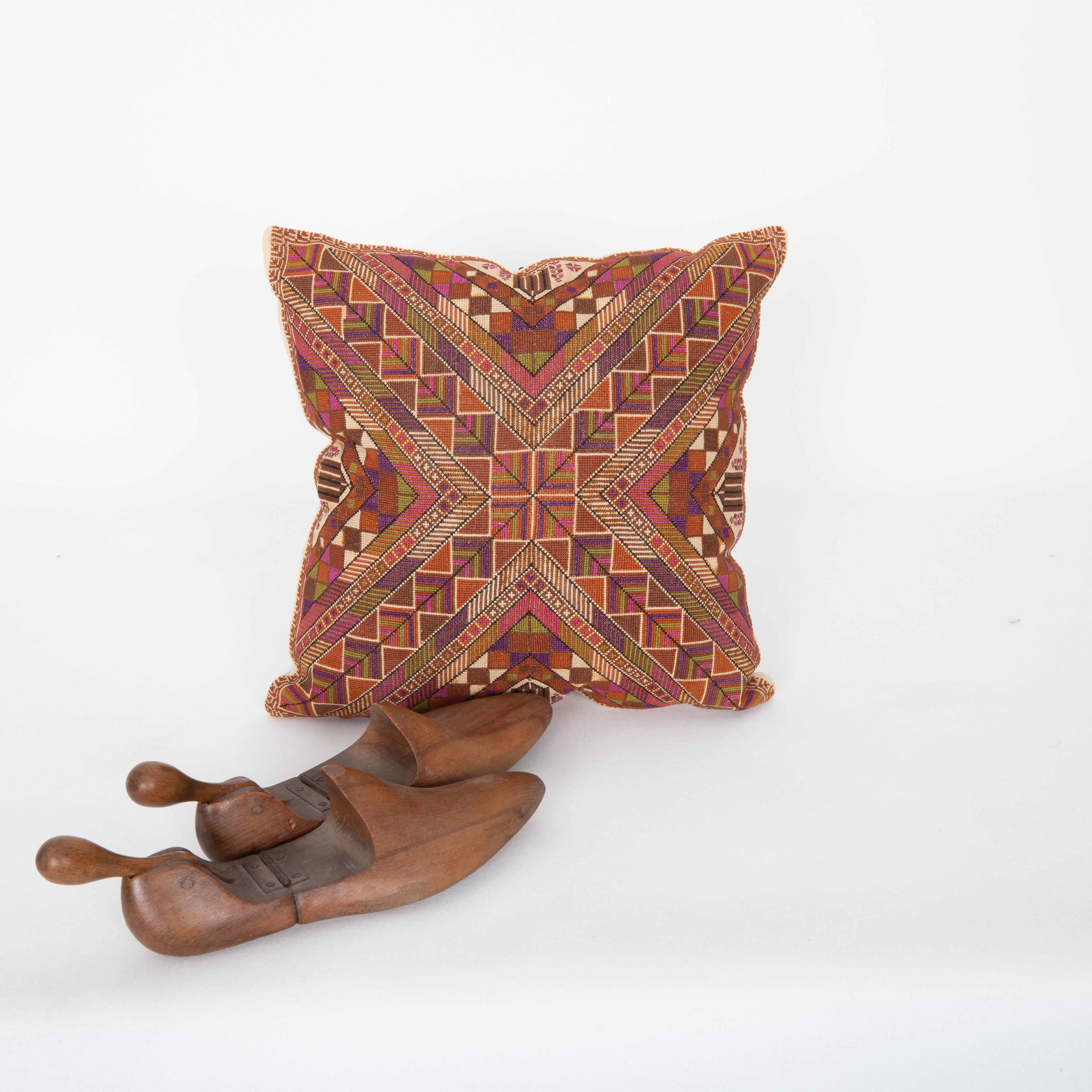 Suzani Palestinian Pillow Case , mid 20th C.  For Sale