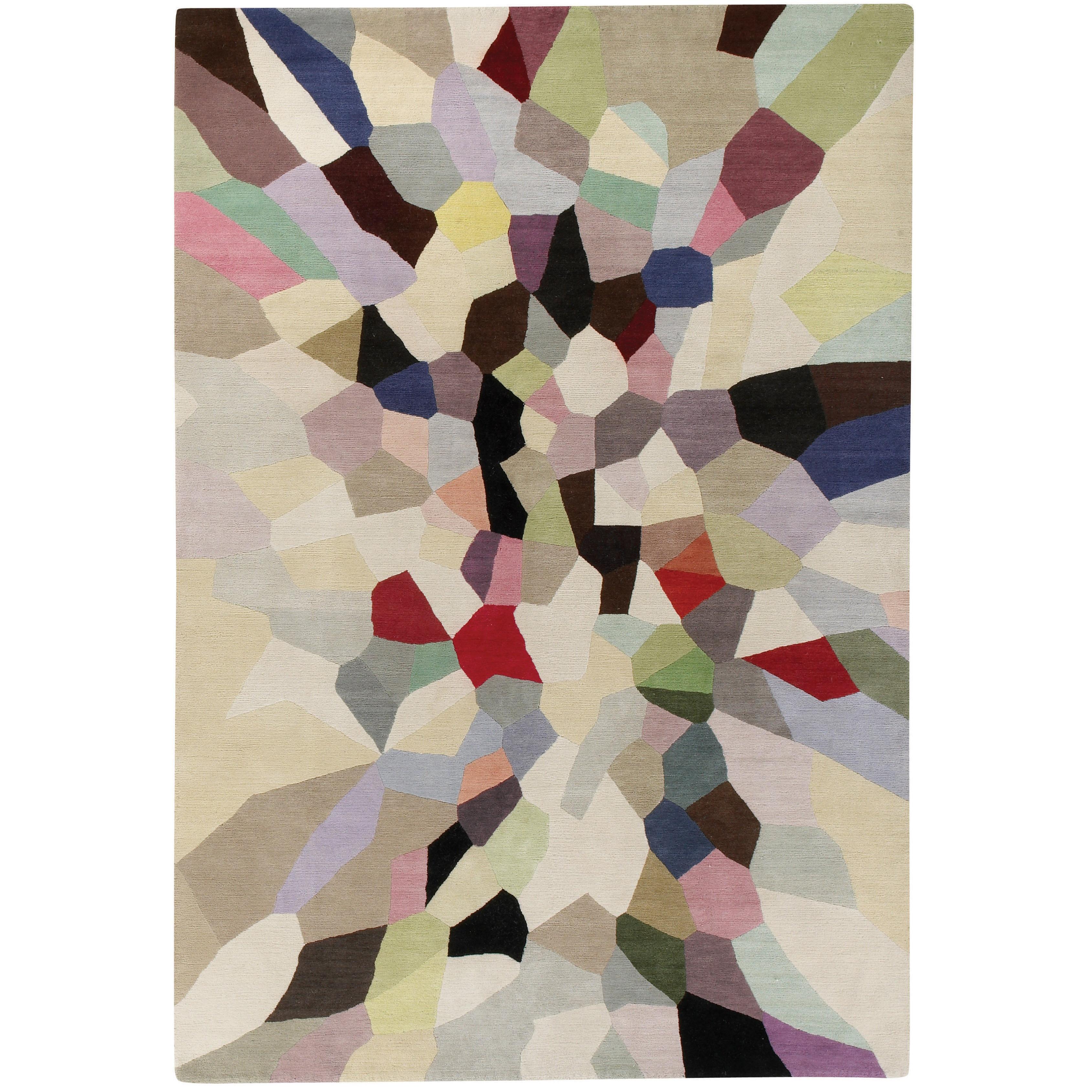 Handgeknüpfter 10x8 Teppich aus Wolle in Palette von Fiona Curran