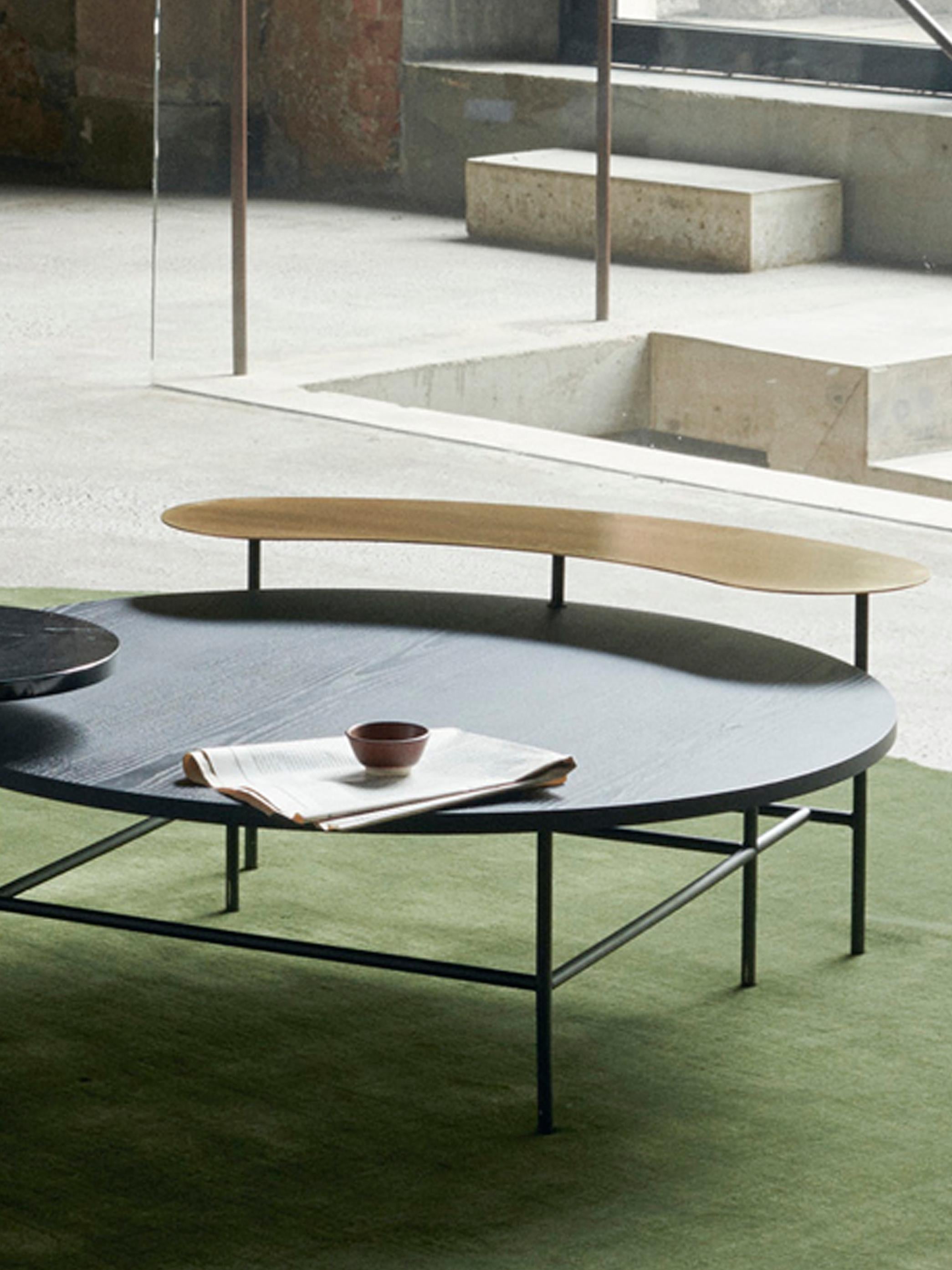 Contemporary Palette JH25 Black Lacquered Ash Coffee Table by Jaime Hayon for &Tradition For Sale