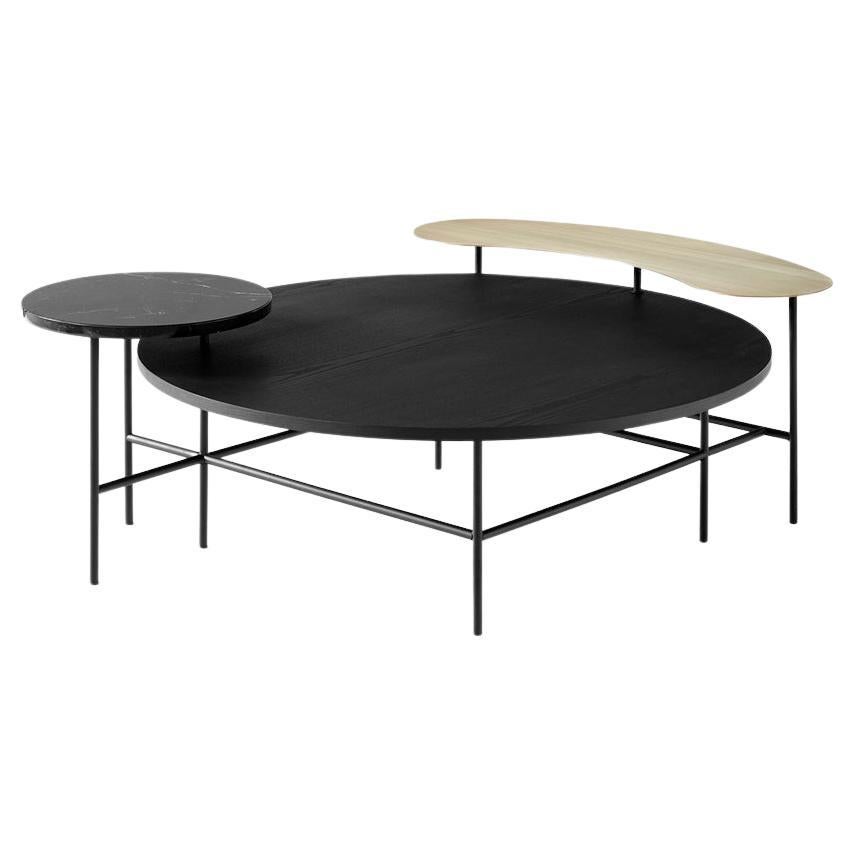 Palette JH25 Black Lacquered Ash Coffee Table by Jaime Hayon for &Tradition For Sale
