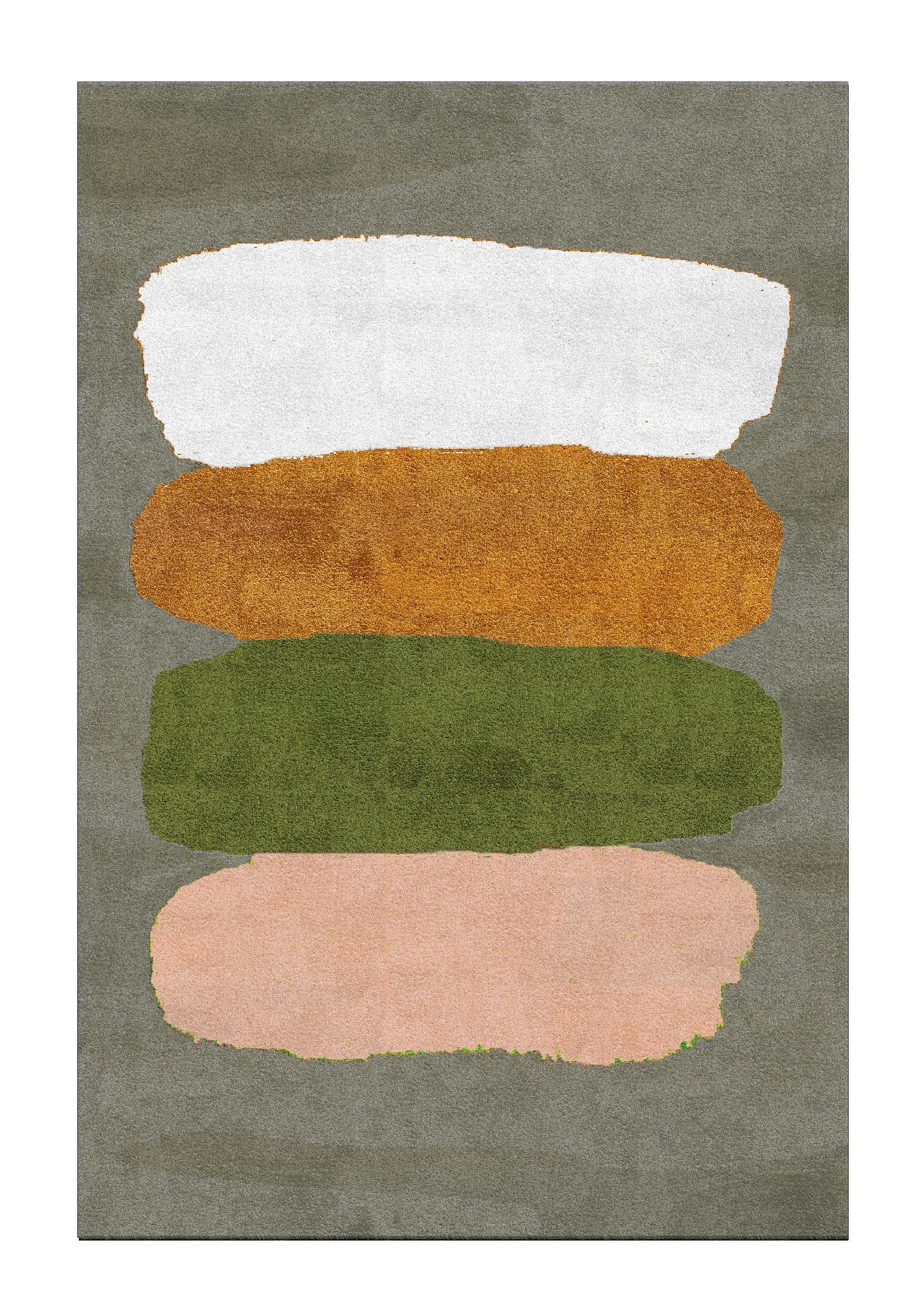 Palette rug II by Sarah Balivo
Dimensions: D 300 x W 200 cm
Materials: Viscose, linen
Available in other colors.

The Palette collection drives its inspiration from the interior design world.
Each rug becomes a canvas redefining the interior