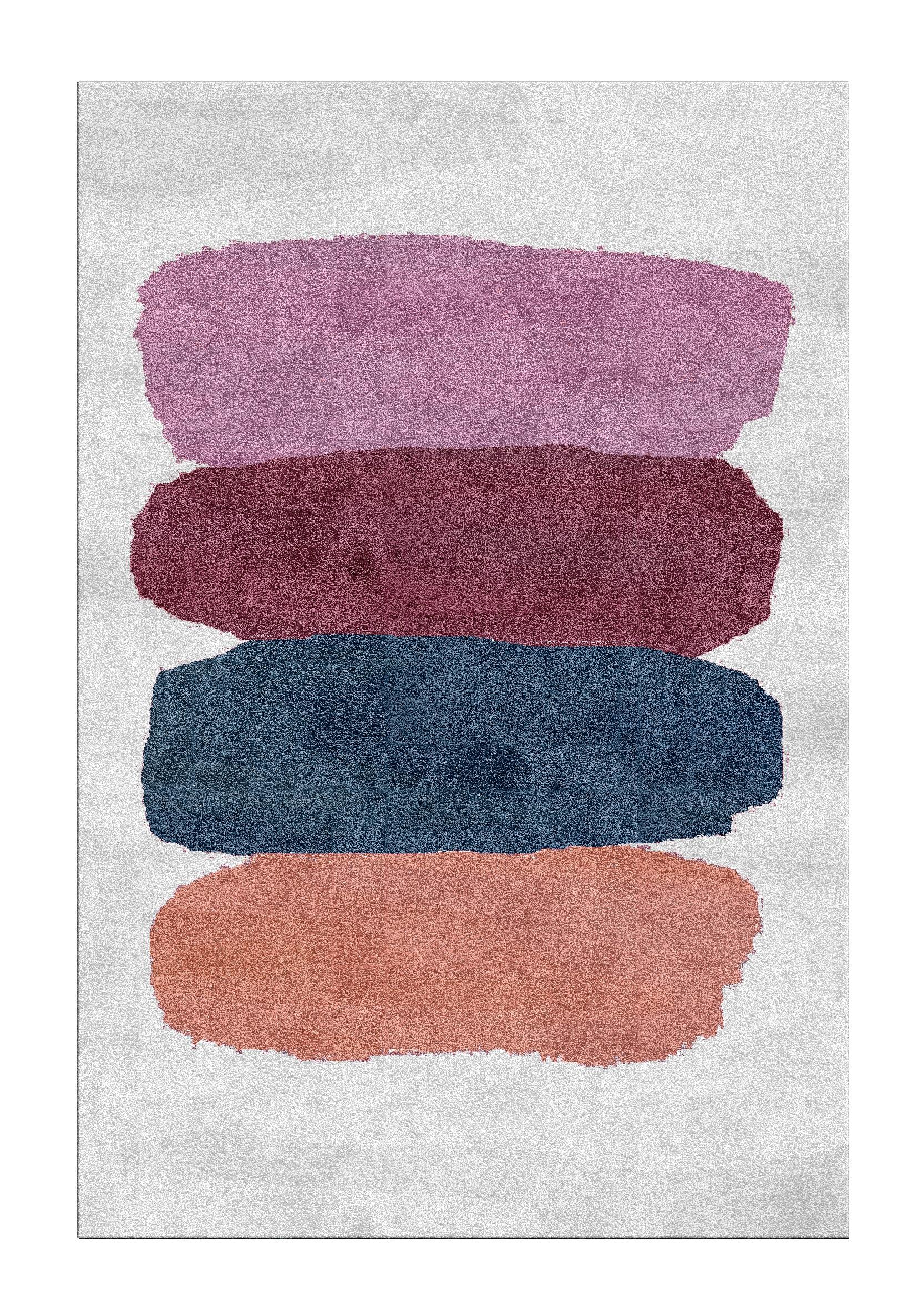 Palette rug III by Sarah Balivo
Dimensions: D 300 x W 200 cm
Materials: viscose, linen
Available in other colors.

The Palette collection drives its inspiration from the interior design world.
Each rug becomes a canvas redefining the interior