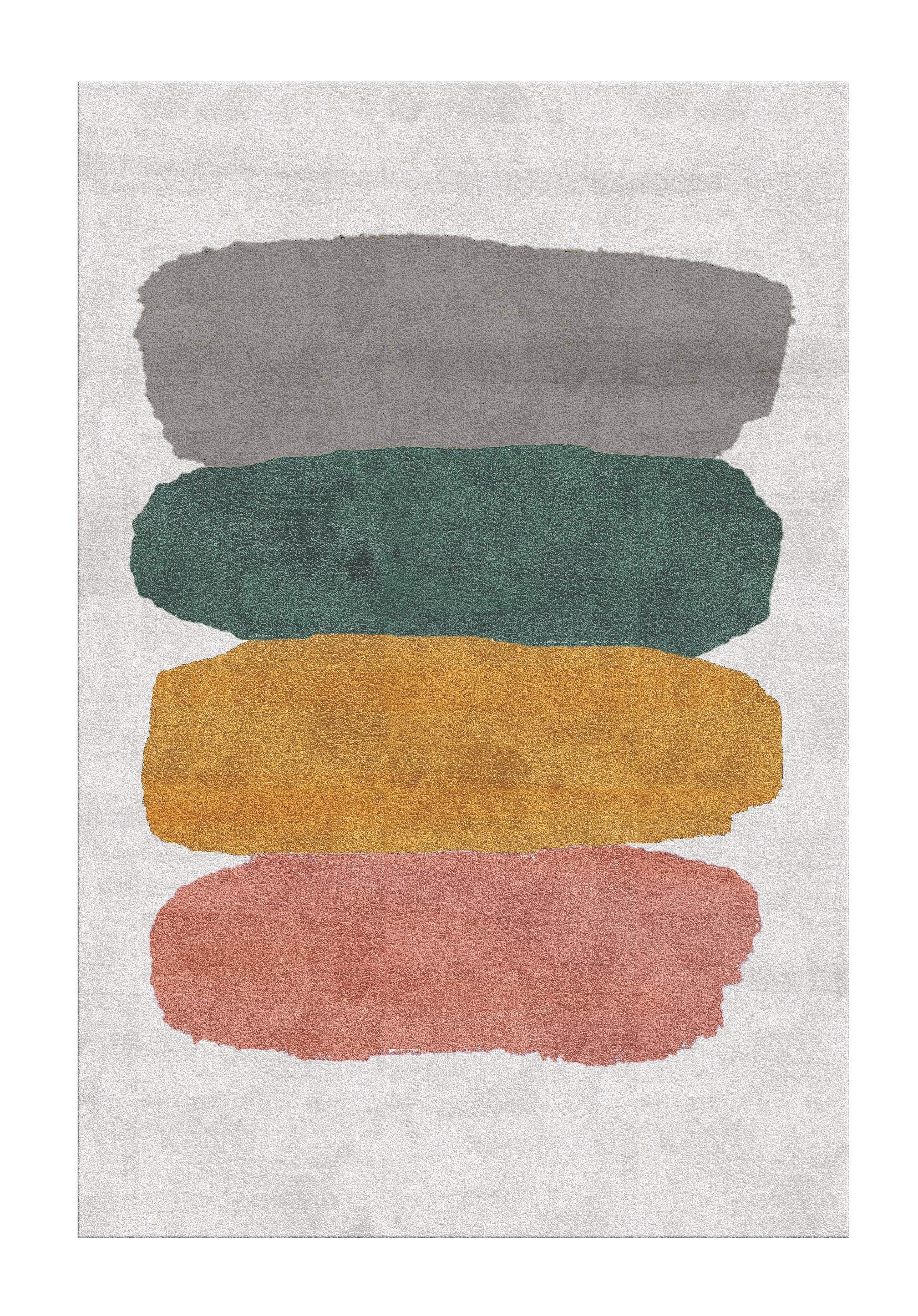 Palette rug IV by Sarah Balivo.
Dimensions: D 300 x W 200 cm
Materials: Viscose, linen
Available in other colors.

The Palette collection drives its inspiration from the interior design world.
Each rug becomes a canvas redefining the interior