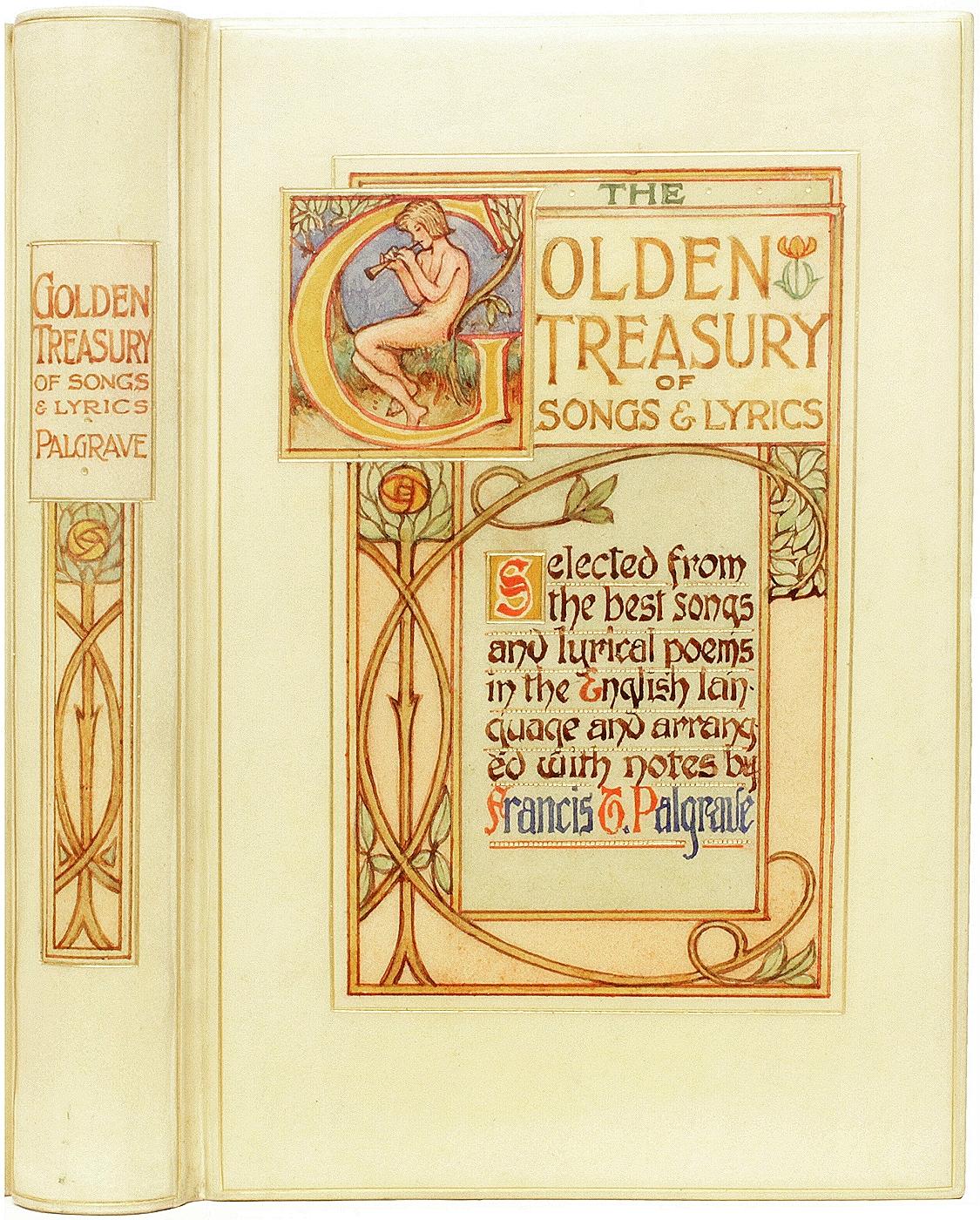 Britannico PALGRAVE. Il Tesoro d'Oro - Rilegatura VELLUCENTE - rilegata da CEDRIC CHIVERS! in vendita