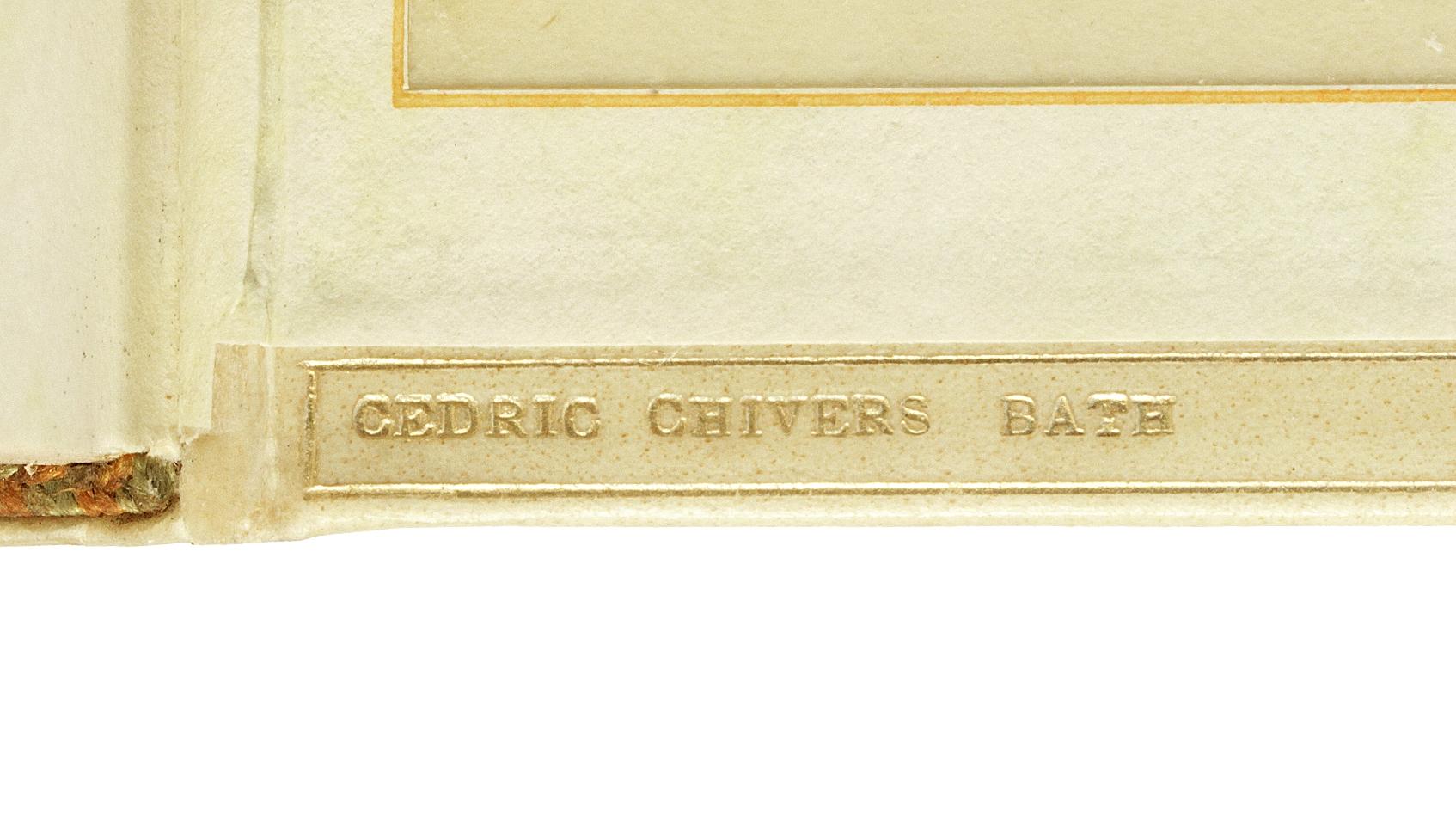 Pelle PALGRAVE. Il Tesoro d'Oro - Rilegatura VELLUCENTE - rilegata da CEDRIC CHIVERS! in vendita