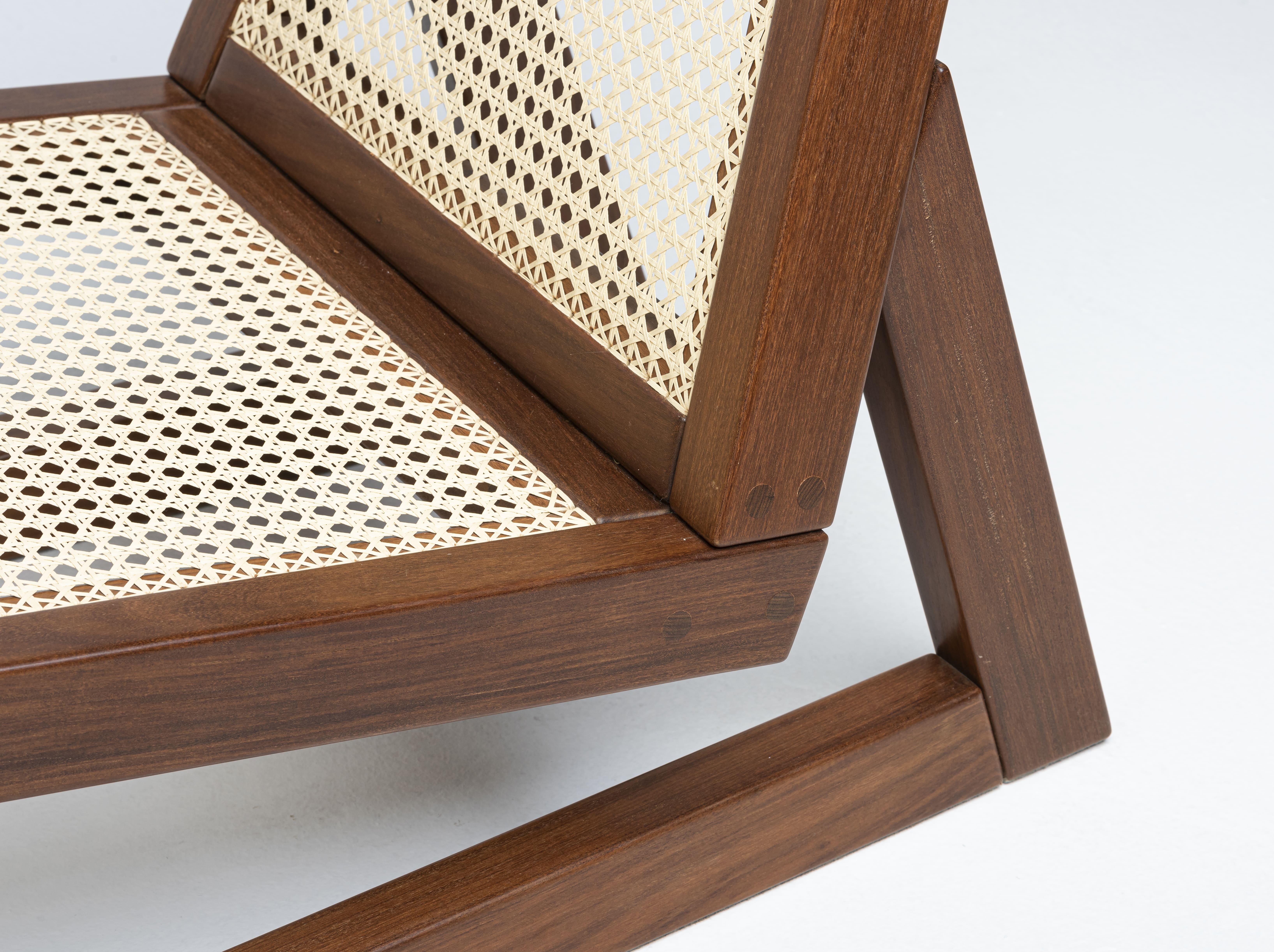 Palhinha Armchair - 2024, Wood and Cane Weave - by Zanini de Zanine 1