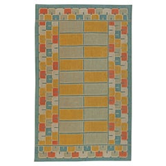 "Palisade" Scandinavian Geometric Tan Half Pile Carpet by Doris Leslie Blau