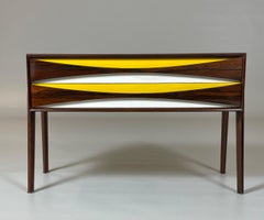 Palisander beside chest by Niels Clausen for N.C. Møbler
