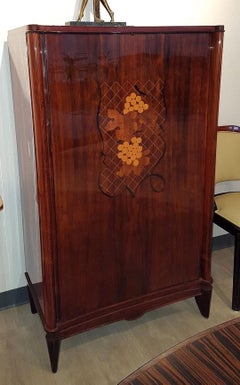 Palisander Cocktail Center Cabinet Attributed to De Coene Freres